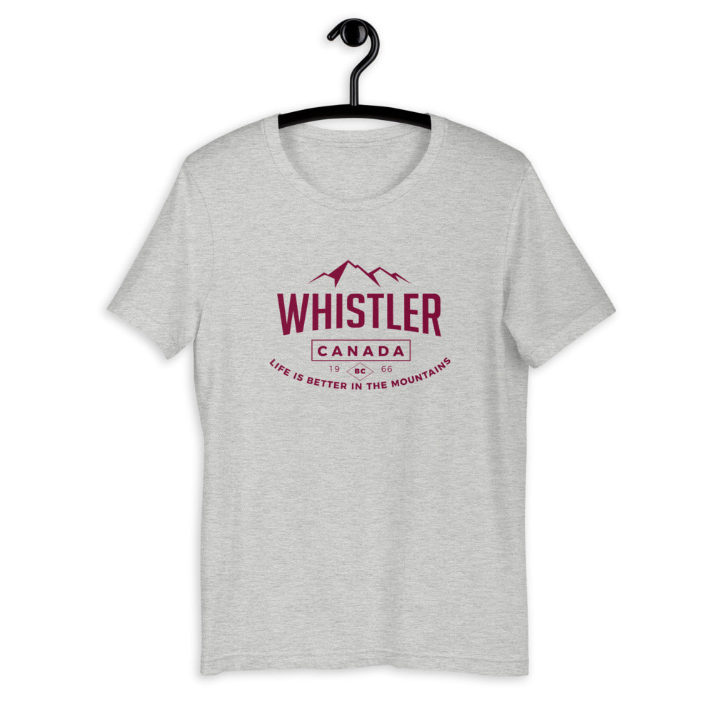 Life is better -maroon logo T-Shirt