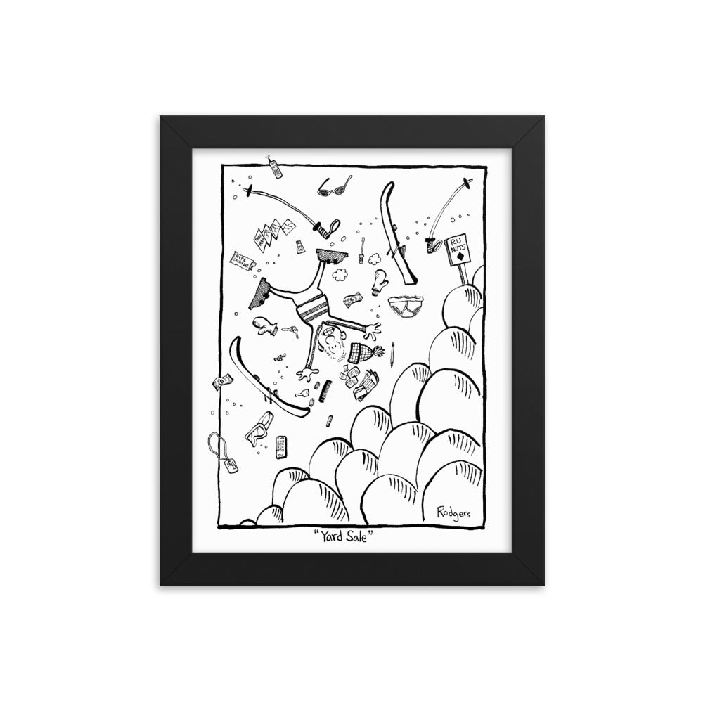 Yard Sale-Framed poster
