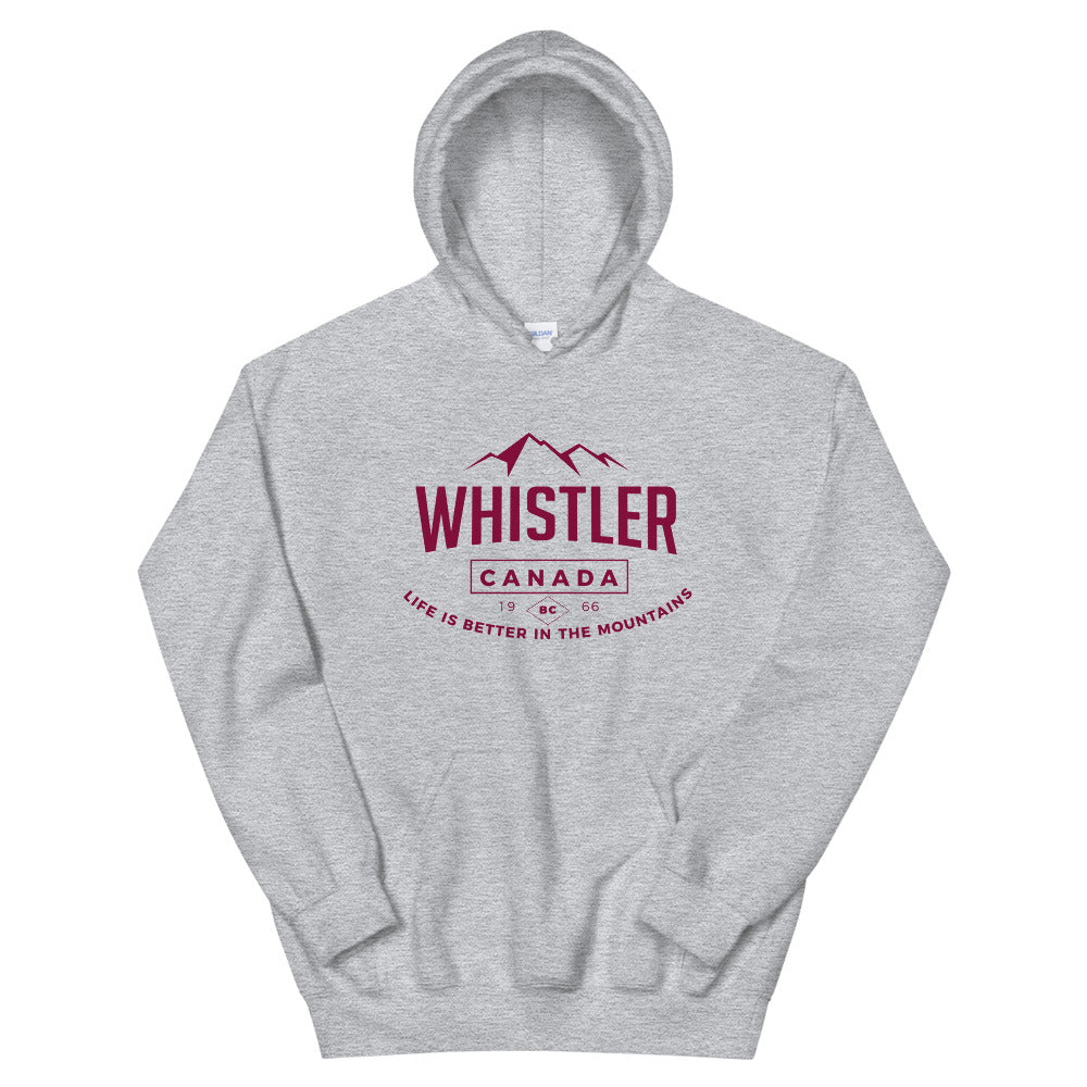 Life is better logo - Unisex Hoodie