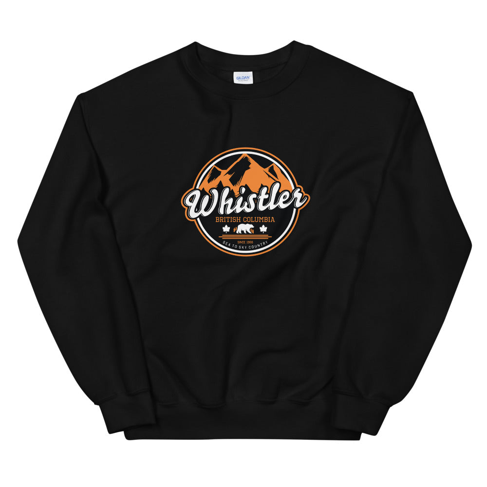 Orange peaks crewneck- the nook of the north