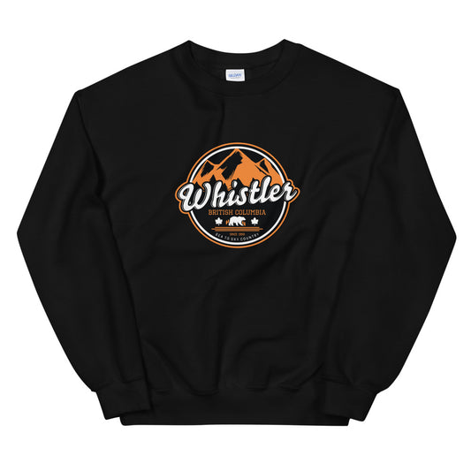 Orange peaks crewneck- the nook of the north