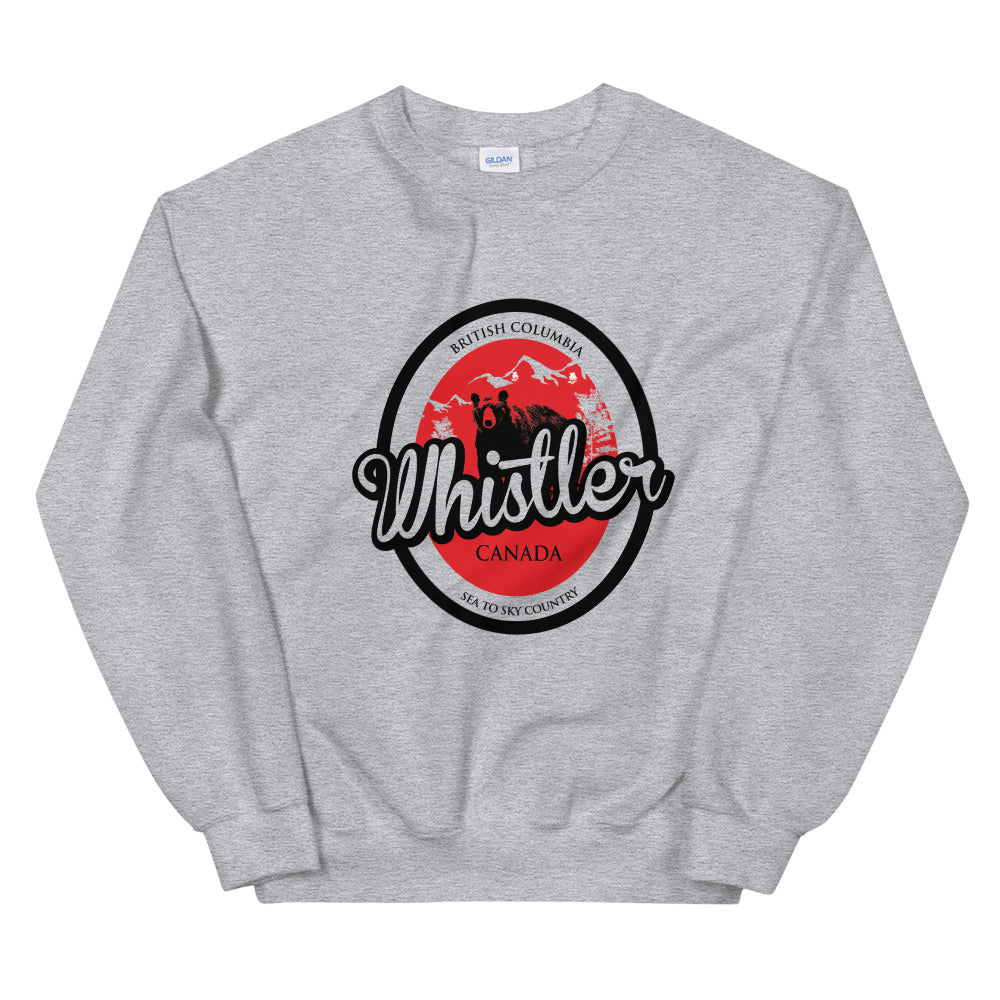 Oval bear Logo crewneck