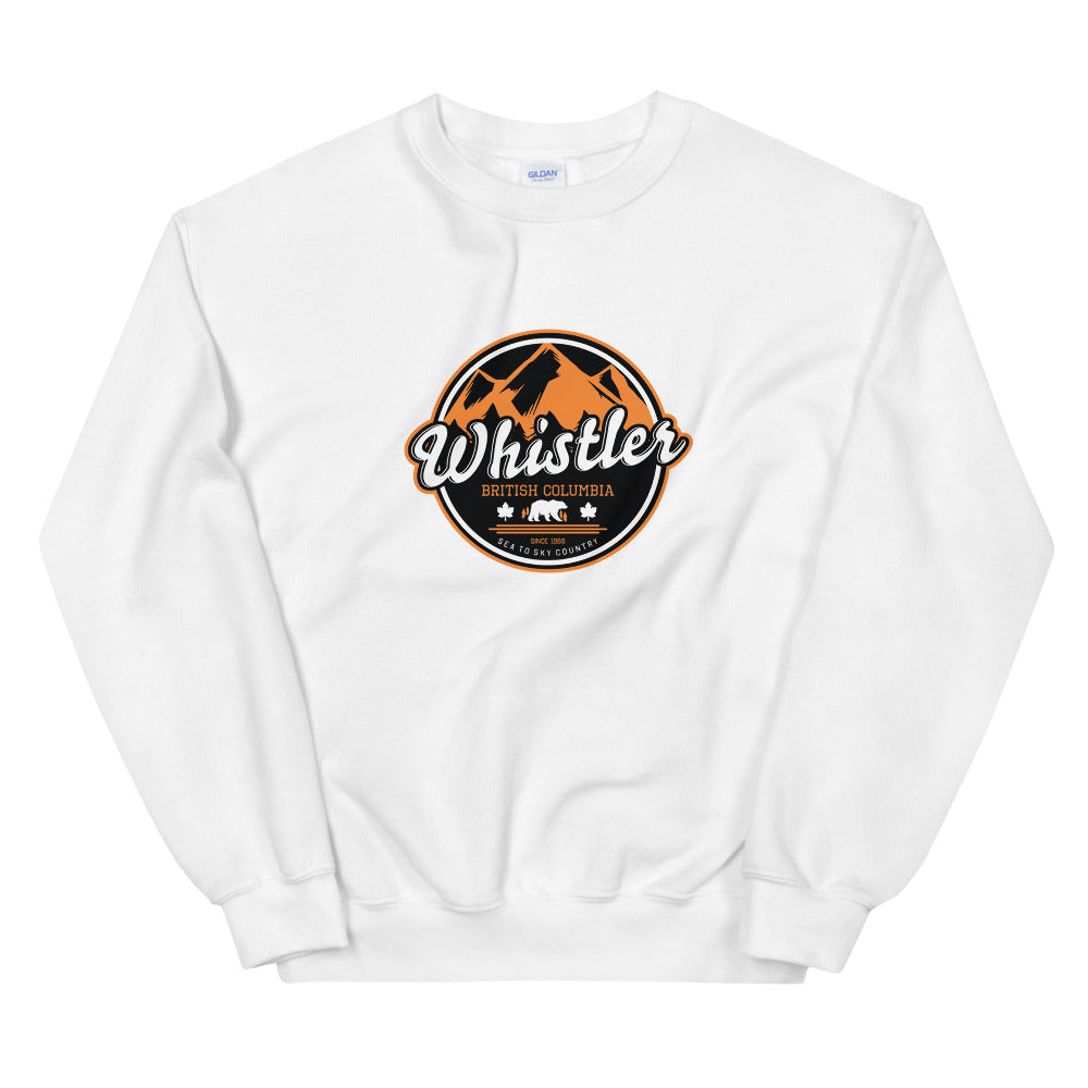 Orange peaks crewneck- the nook of the north