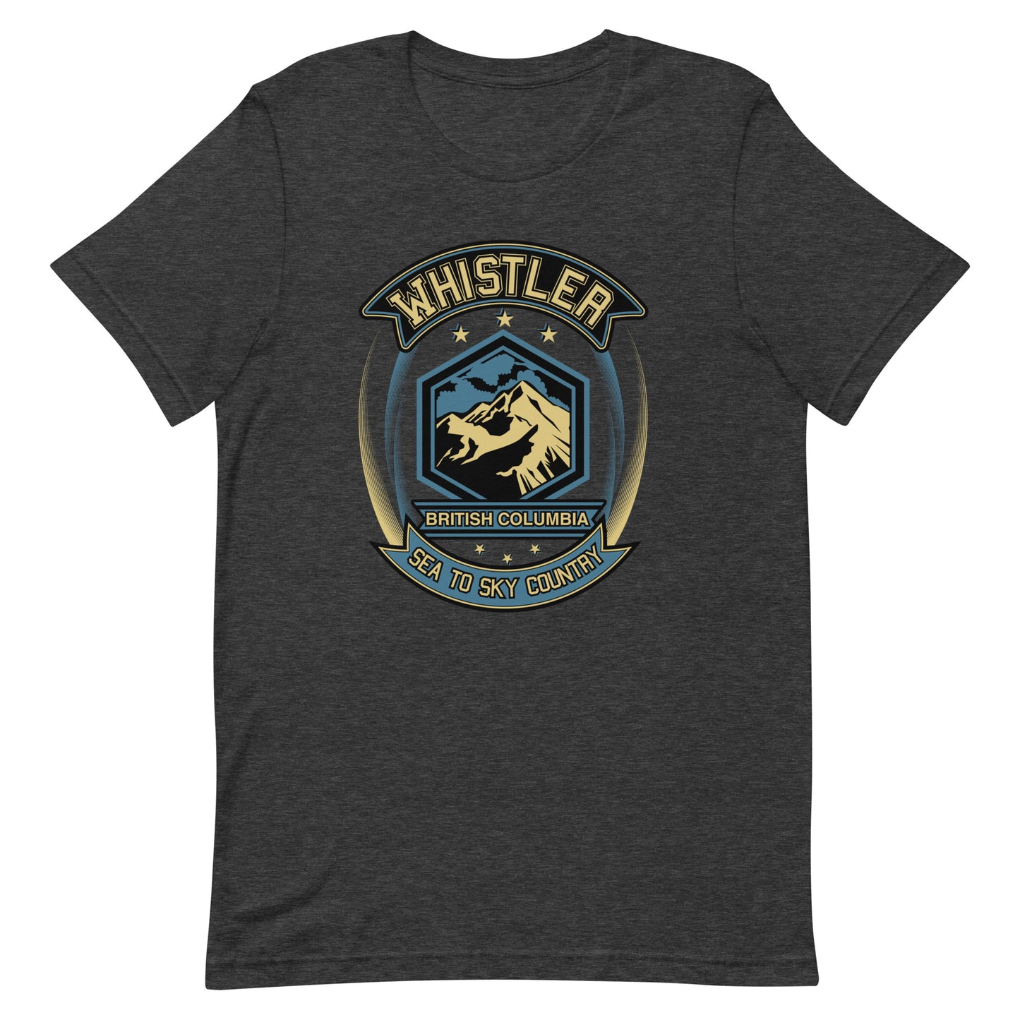 Whistler Biker Crest T Shirt- The Nook of the North