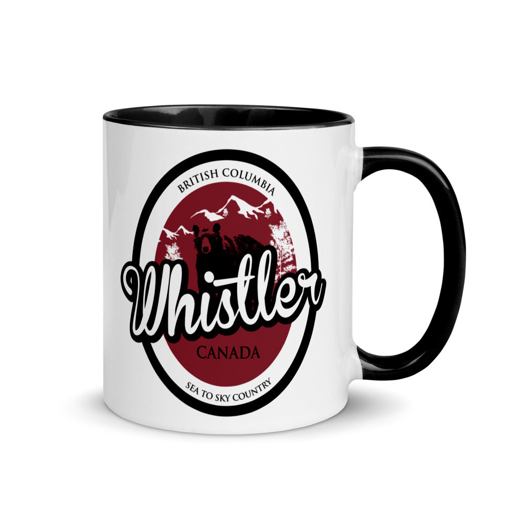 Oval Bear Logo -11oz Mug with Color Inside