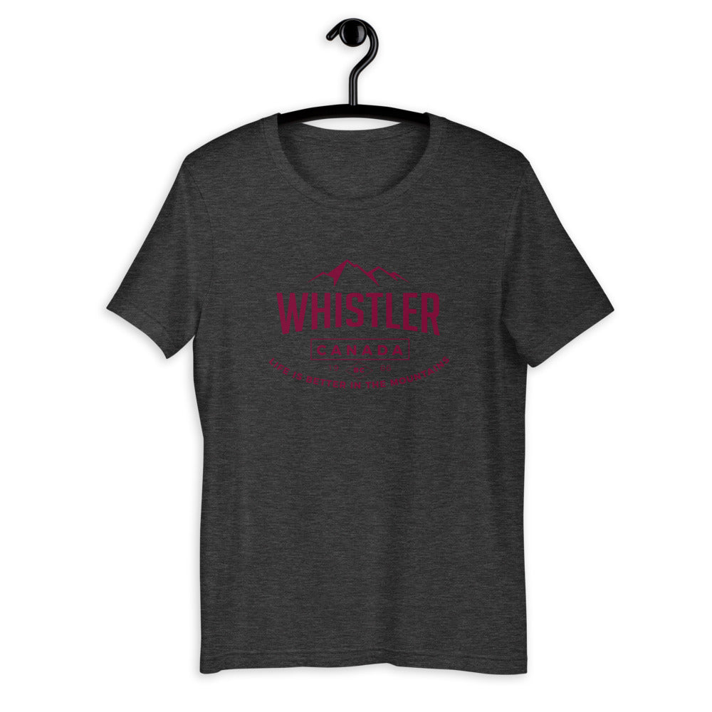 Life is better -maroon logo T-Shirt