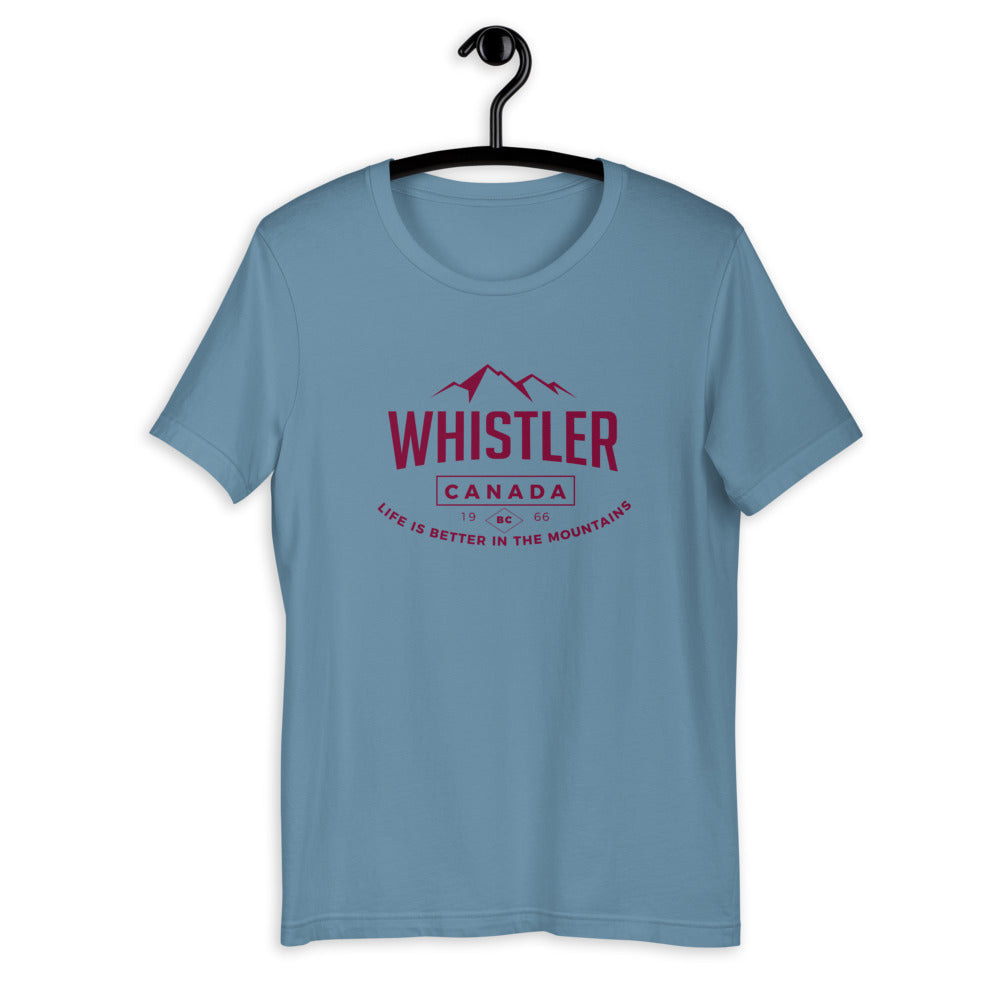 Life is better -maroon logo T-Shirt