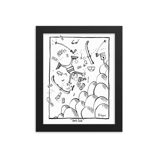 Yard Sale-Framed poster
