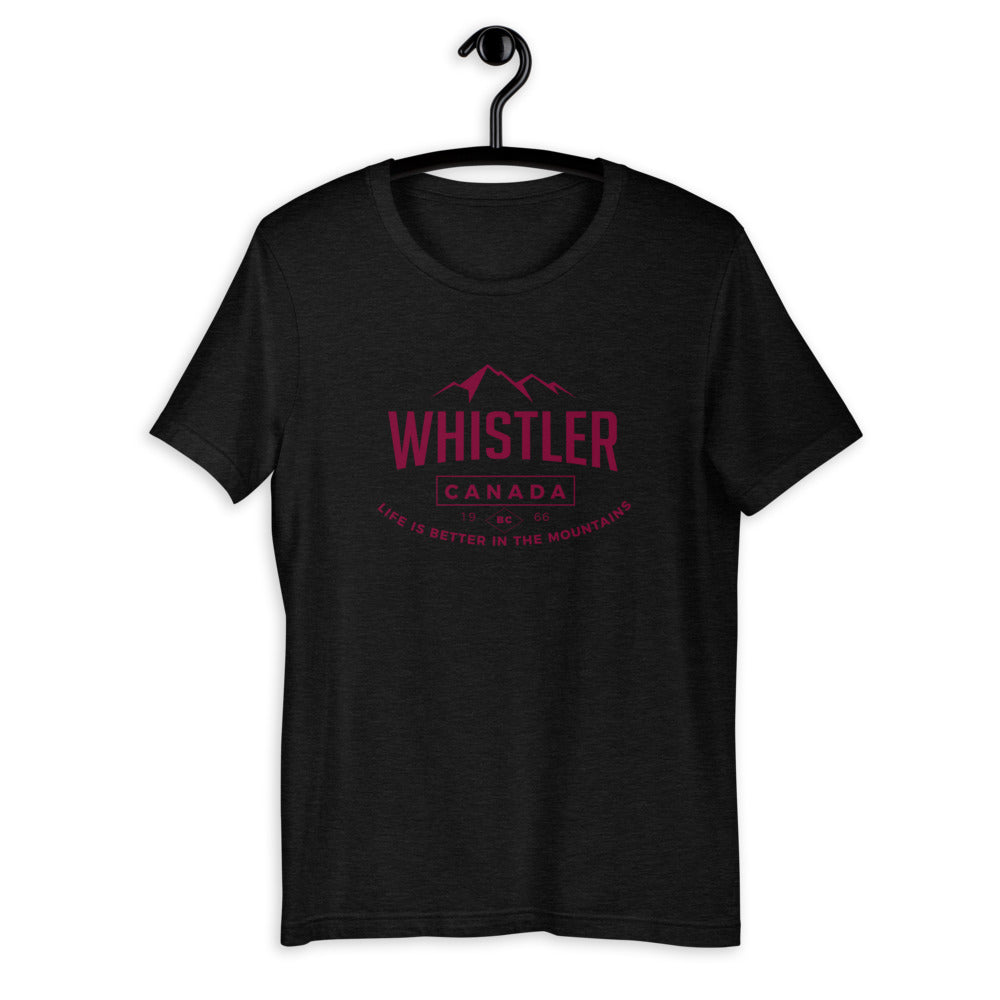 Life is better -maroon logo T-Shirt