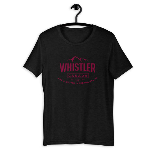 Life is better -maroon logo T-Shirt