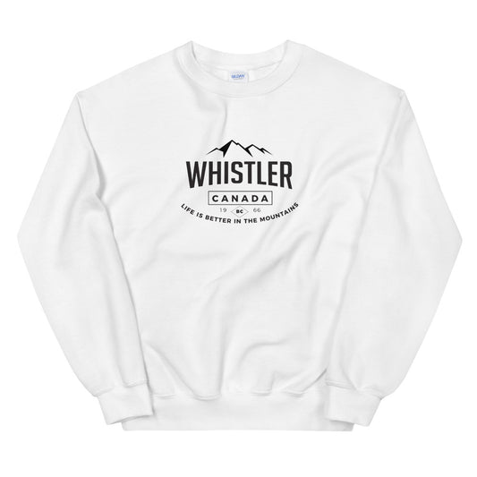 Whistler Life is Better crewneck - The nook of the north