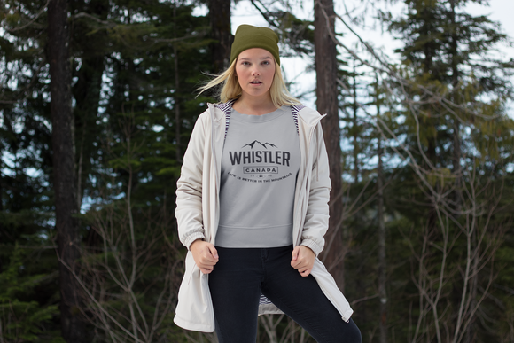 Whistler Life is Better crewneck - The nook of the north