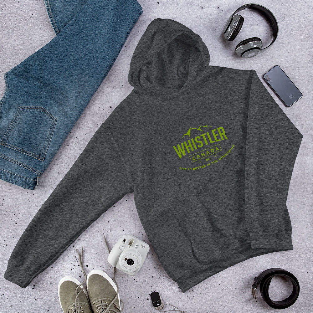 Whistler Life is Better hoodie-the nook of the north